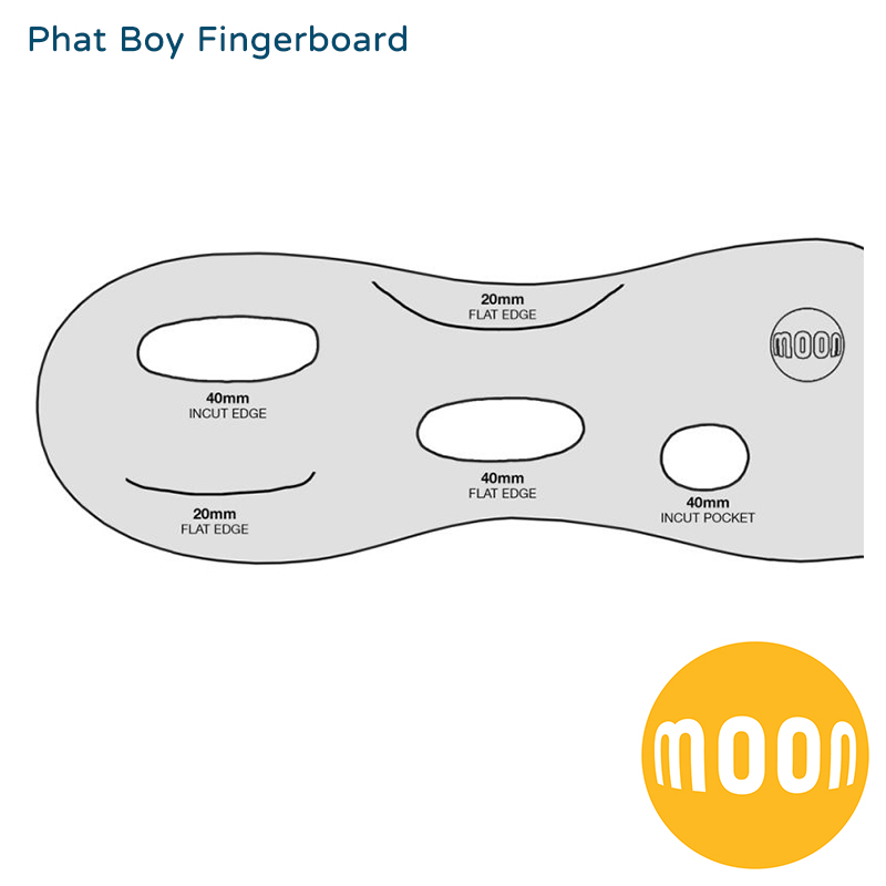 Moon Fingertboard 指力板（黑色-5孔）