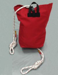 尼龍布拋繩袋 (可裝50M) 紅/黑色
