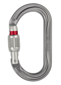 PETZL OK 對稱型鋁製有鎖鉤環(手轉鎖)