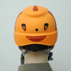 C.A.M.P. 190 運動用透氣安全帽(橘色) 背面圖，醒目的橘色適用於各種運動。