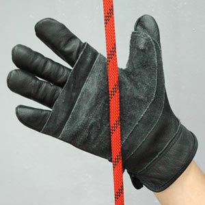 攀繩專用手套－正牛皮(確保/救援)