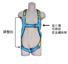 BRCK150-1 工業安全用全身安全帶(標準型)