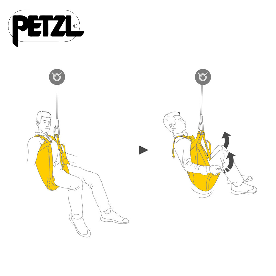 PETZL C060AA00 PITAGOR三角安全吊帶附肩帶(救援用)
