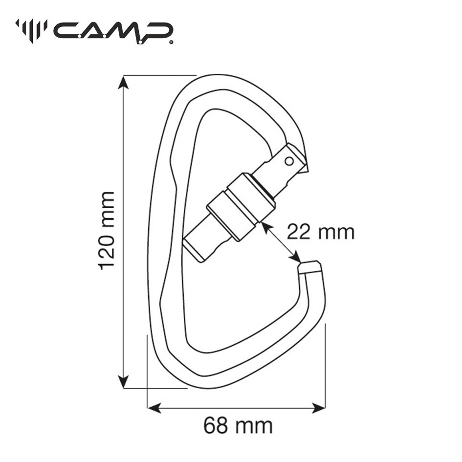 CAMP ATLAS LOCK 鋁合金D型鉤環