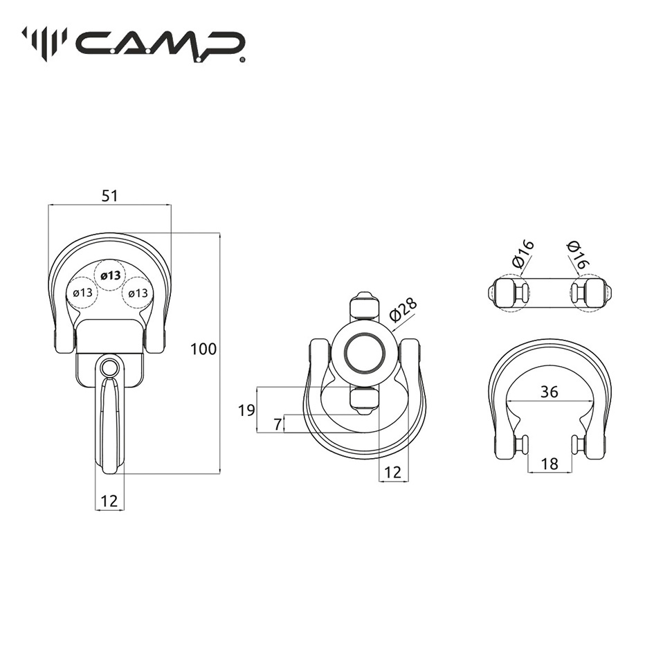 CAMP 3259 ENIGMA 開口式提重連接器