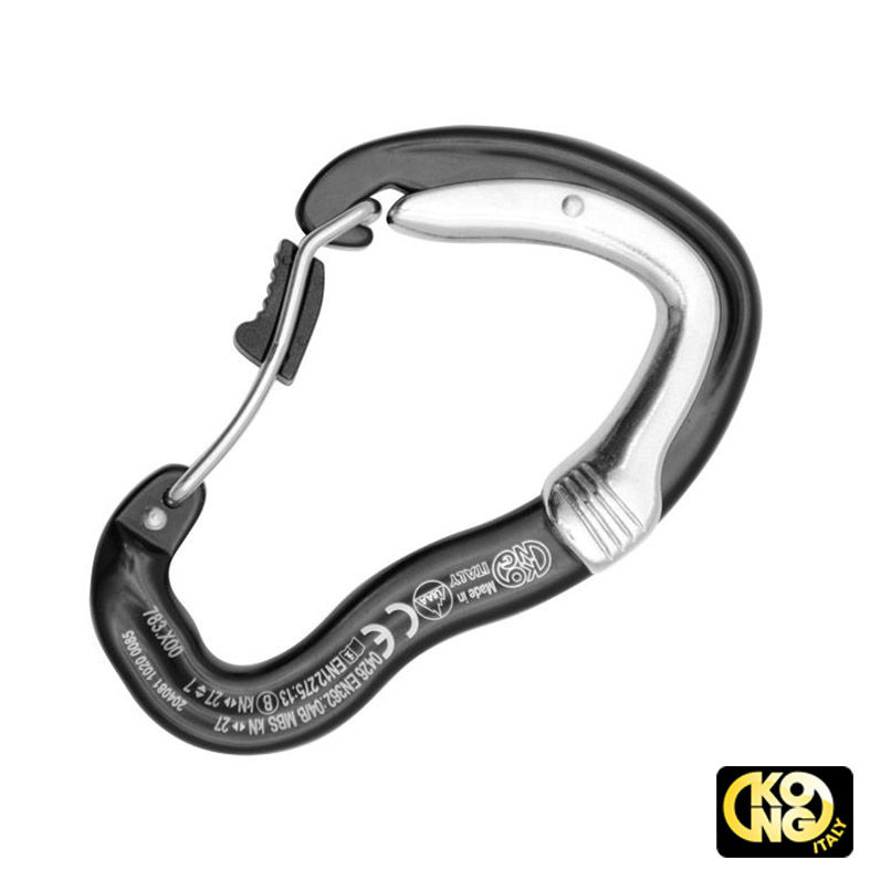 KONG ERGO WIRE D型環 - 黑色