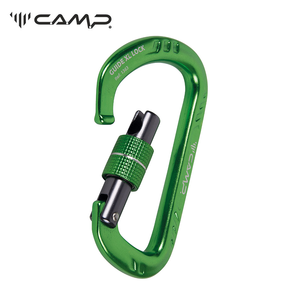 CAMP GUIDE XL LOCK 手轉鎖鋁合金D形鉤環