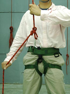 馬克６號　(攀登用安全吊帶)　(腰式下半身)使用圖