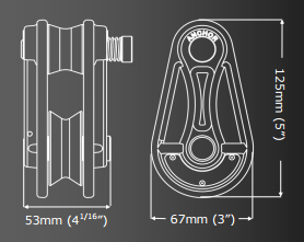 樹上流灠滑輪(小) -13mm (1/2