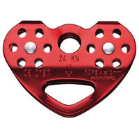 PETZL P21 TANDEM 鋁質-列式雙滑輪