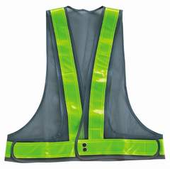 反光背心 藍網黃條螢光 55cm x 50cm