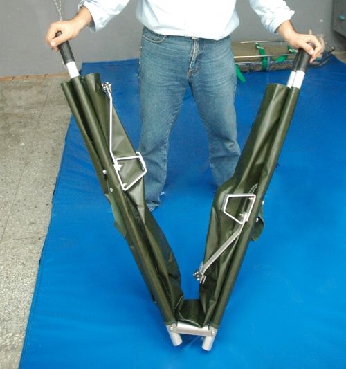 TA-186二折式擔架 展開圖