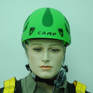 C.A.M.P. 190 運動用透氣安全帽(綠色) 正面圖 