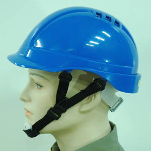 澳洲式通風型安全帽_藍色